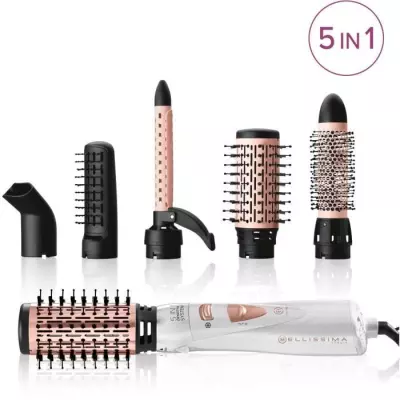 Brosse soufflante Bellissima BROSSE MY PRO GH18 1100 BLANC OR - Coiffure parfaite en un clin d'œil