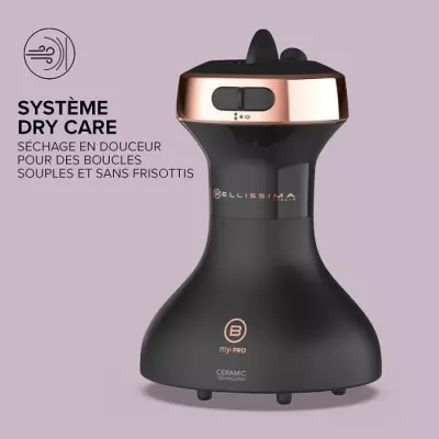 Seche-cheveux Bellissima MY PRO DIFFON DF1 3000 OR & NOIR - Puissant et Compact