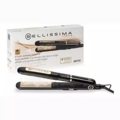 Lisseur Bellissima LISSEUR MY PRO STEAM CERAMIC & KERATIN B28 200 : Lissez vos cheveux en toute facilité