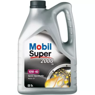 Huile-Additif MOBIL SUPER 2000 X1 - Semi-synthétique 10W40 5L