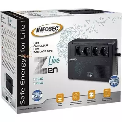 Onduleur 500 VA INFOSEC Zen Live 500 - Compact et Performant