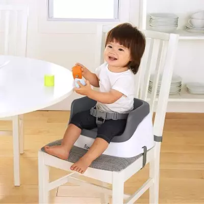 Ingenuity Réhausseur de Table Gris Ardoise - Compact et Pratique