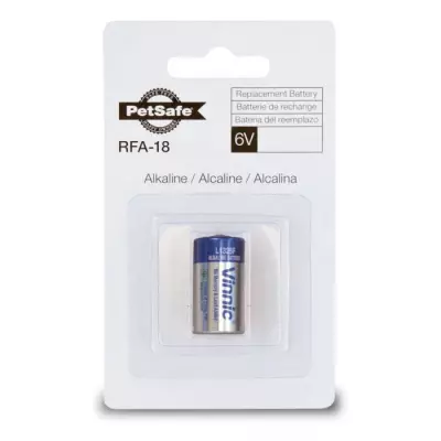 Pile alcaline 6 V pour collier - Énergie fiable pour votre animal