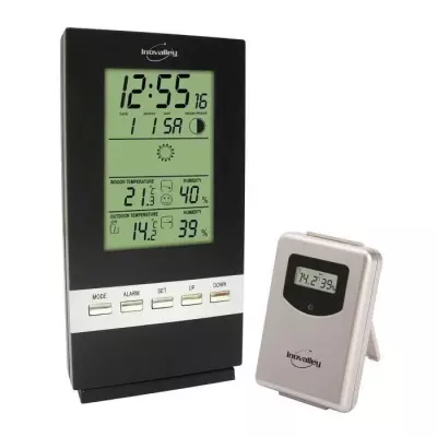 Station Météo Sans Fil Radio Inovalley SM300-B - Design Compact