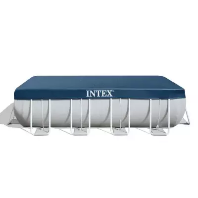 Bâche de protection piscine Intex 3,90m x 1,80m - Bleu