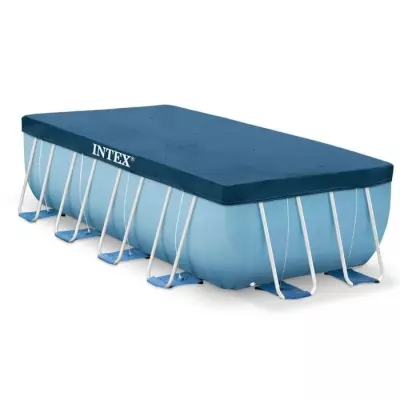 Bâche de protection piscine Intex 3,90m x 1,80m - Bleu