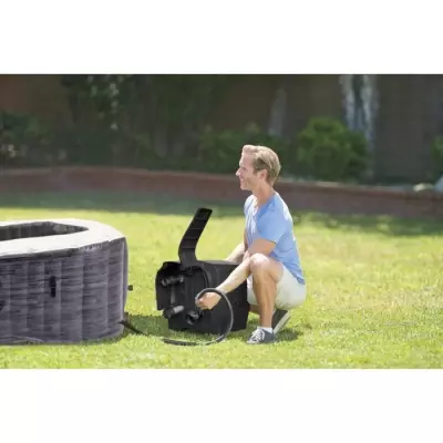 Spa gonflable INTEX Ardoise 4 places - Carré 28450EX