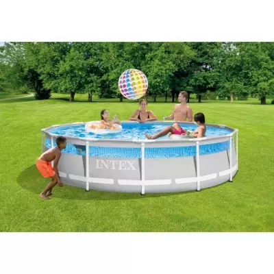 Kit Piscine Intex Ronde Pris Frame 427x107 cm - Complet