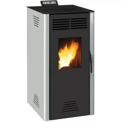 Poêle à granulés INVICTA Adrano - 7,3kW - Gris - Haute performance