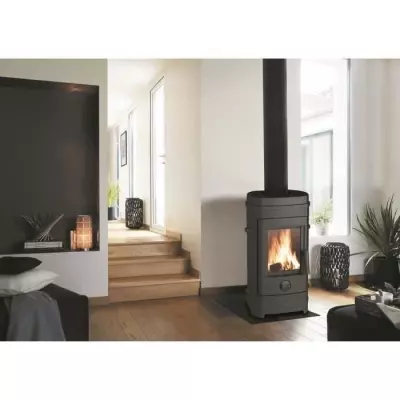 Poêle à bois INVICTA Remilly - Puissance 7 kW - Fabriqué en France