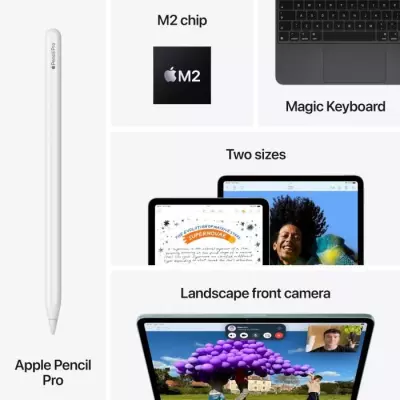 iPad Air (2024) WiFi 256 Go Bleu - Tablette Tactile compacte