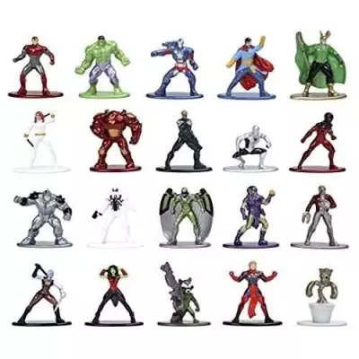 Figurines Marvel - Coffret métal de 20 - 4cm