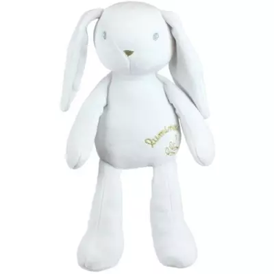 Peluche lumineuse lapin 30 cm - Douceur et luminosité à câliner