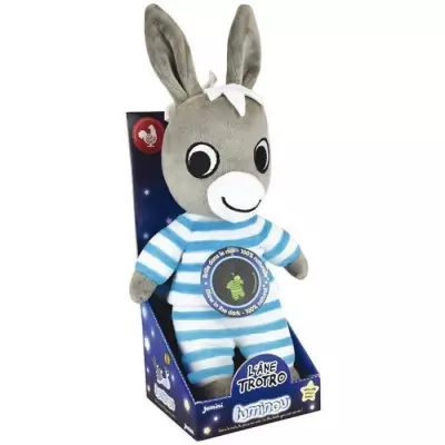 Peluche lumineuse naturelle TROTRO 25 cm - Sans pile