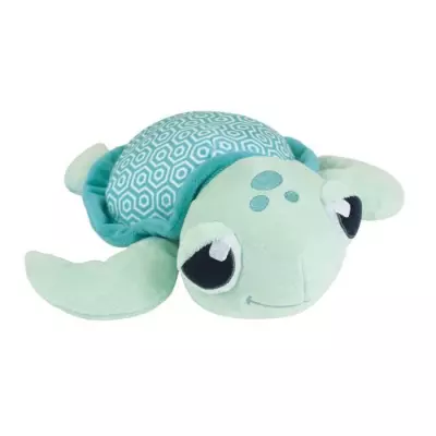 Peluche Tortue Lumineuse Naturelle 25 cm - JEMINI