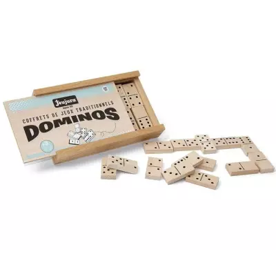 Domino en Bois - Coffret de Jeu - Made in France