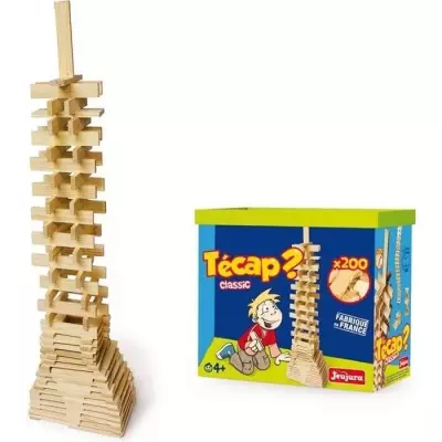 Un jeu de construction classique en bois - Made in France