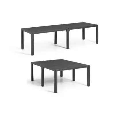 Table de jardin Julie Allibert by KETER - Gris graphite