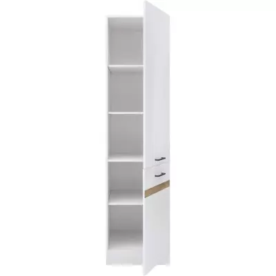 Colonne de cuisine JUNONA 2 Portes - Blanc brillant
