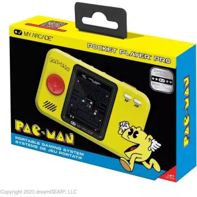 Console rétro Atari Pocket Player PRO Pac-Man 7cm Haute Résolution