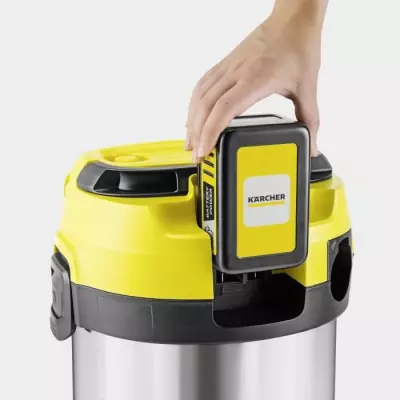 Aspirateur eau et poussières sans fil KARCHER WD 3-18 S V-17/20 - Acier - 17L