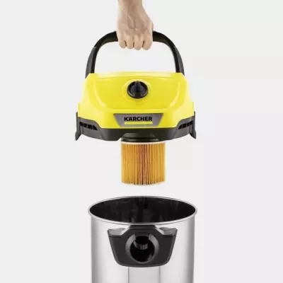 Aspirateur eau et poussières sans fil KARCHER WD 3-18 S V-17/20 - Acier - 17L