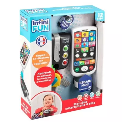Duo Smartphone et Clés KD - Apprentissage des animaux, chiffres et couleurs