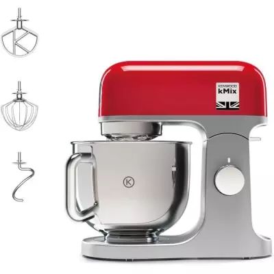 Robot pâtissier KENWOOD kMix KMX750RD - Rouge - 1000W - 5L - Corps métal