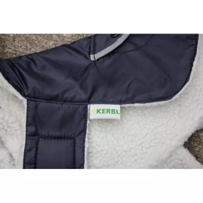 Manteau pour chien KERBL TEDDY 55 cm Bleu - Imperméable et coupe-vent