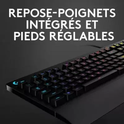 Clavier gamer - Filaire - Logitech G - G213 Prodigy - AZERTY - USB - Noir