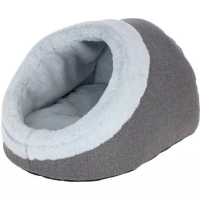 Igloo pour chats Kerbl Jana - Gris - Confortable et Chaleureux