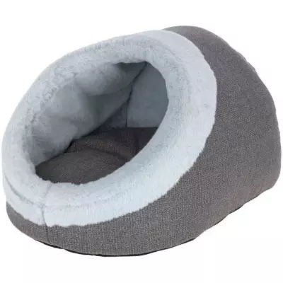 Igloo pour chats Kerbl Jana - Gris - Confortable et Chaleureux