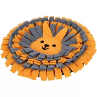 Tapis à renifler pour lapins KERBL - Ø25 cm - Prise ludique et antidérapant
