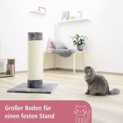 Arbre à chat Griffoir Opal Ultra 80 cm Gris - Arbre à chat design pour le bonheur de votre félin