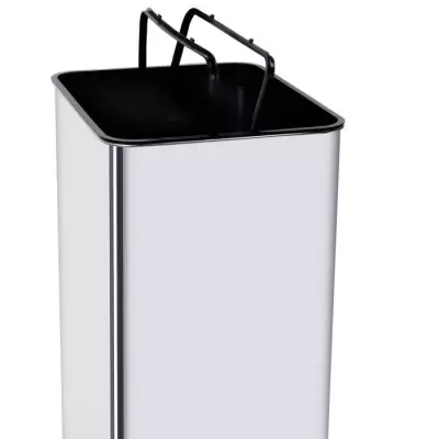 Poubelle automatique PARKSIDE - 50L - Inox avec cerclage