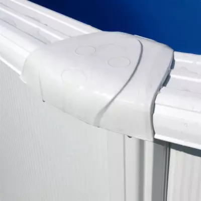 Kit Piscine Hors Sol Ronde Blanche Ø370x122cm - Filtre et Échelle