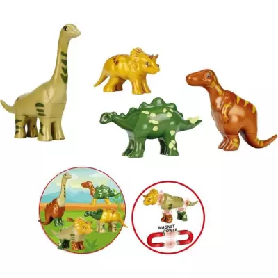 Dinosaures magnétiques Funny Puzzle - Stimule créativité !