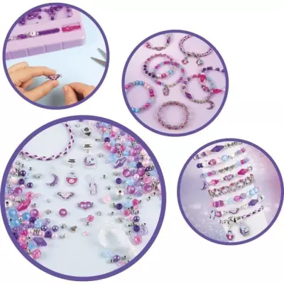 Coffret Bijoux Cristaux De Reve Envoutants - Make It Real - Fabrication de bijoux - JEU DE CREATION DE BIJOUX