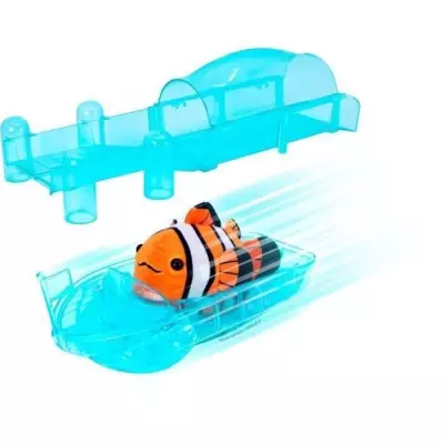 Univers miniature: Zhu Zhu Aquarium - Bateau + Ponton