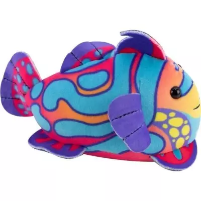 Figurine miniature adorable : Sébastien le poisson-mandarin
