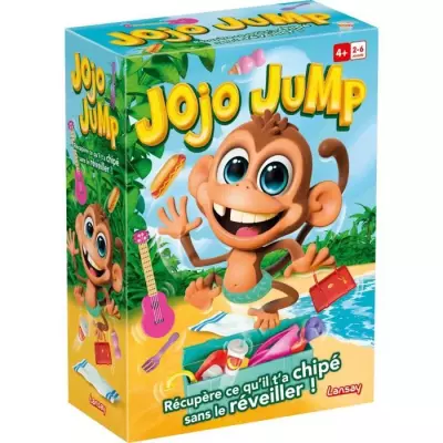 Amusez-vous en famille avec le jeu de dé Jojo Jump - LANSAY - Pour les 4 ans