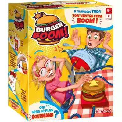 Jeu de société Burger Boom - Gonfle le ventre et fais BOOM !