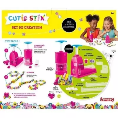 Set de Création Cutie Stix LANSAY - Bijoux DIY - Enfants 6+ ans