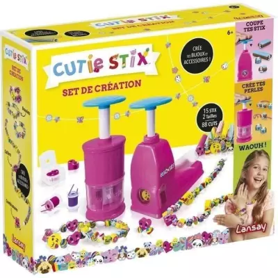 Set de Création Cutie Stix LANSAY - Bijoux DIY - Enfants 6+ ans