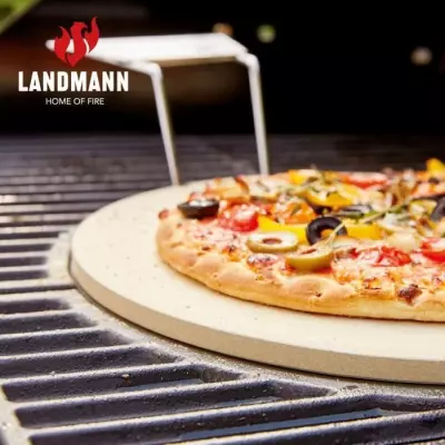 Barbecue gaz et charbon Landmann Triton PTS Maxx 4.1 - 4 feux + 1 brûleur latéral