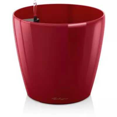 Pot de fleur LECHUZA Classico Premium 60 - kit complet, rouge écarlate brillant