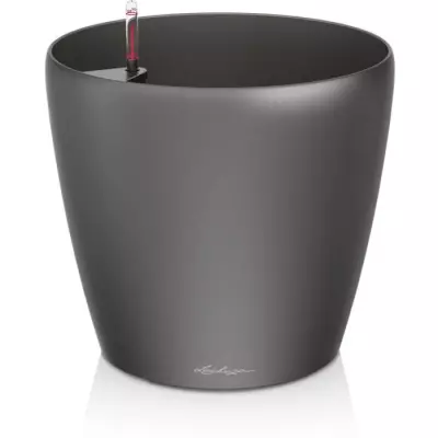 Pot de fleur LECHUZA Classico Premium 70 - anthracite métallisé