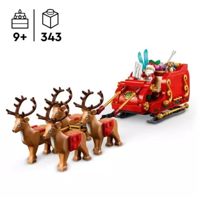 Assemblez le traîneau du Père Noël avec ce jeu LEGO - 40499!