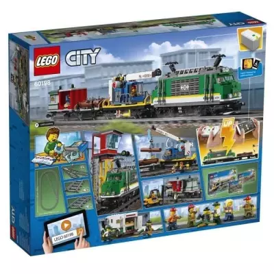 LEGO City 60198: Le Train de Marchandises Télécommandé - Fun et facile à monter!