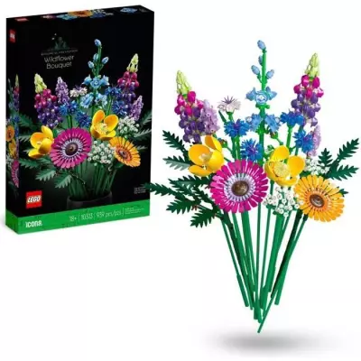 LEGO Icons 10313 Bouquet de Fleurs Sauvages pour Adultes